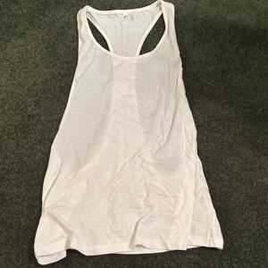 White Racerback Tank Top - Women NWOT